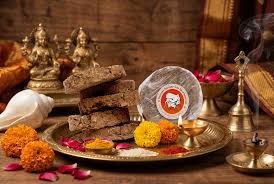 Sacred cow dung cakes for Pooja
